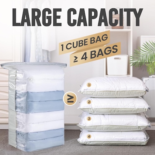 Vacuum storage bags